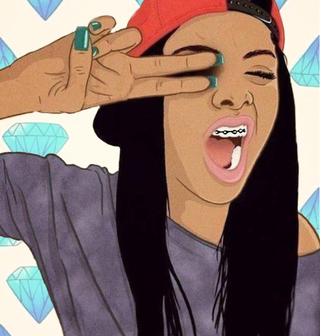 swag girl brackets ✌️ made with Bazaart