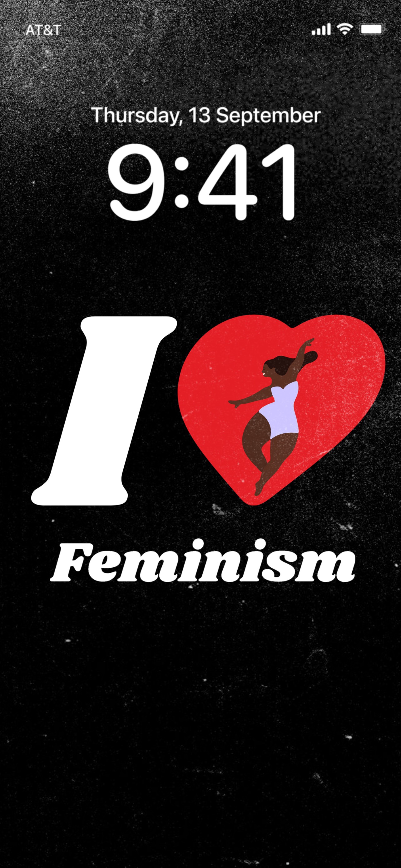 I love feminism slogan 