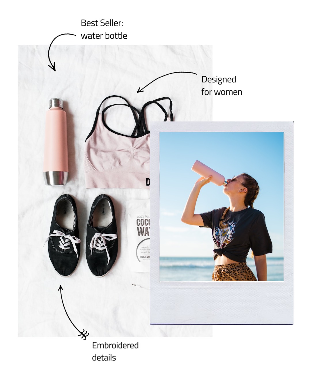 A Picture Of A Woman'S Shoes And Accessories Sports Template