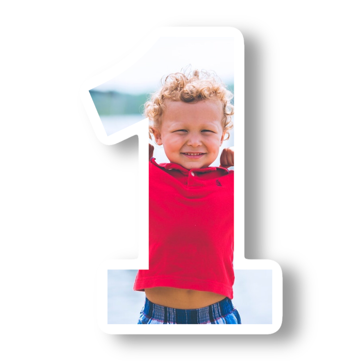 A Photo Of A Young Boy In A Red Shirt Whatsapp Sticker Template