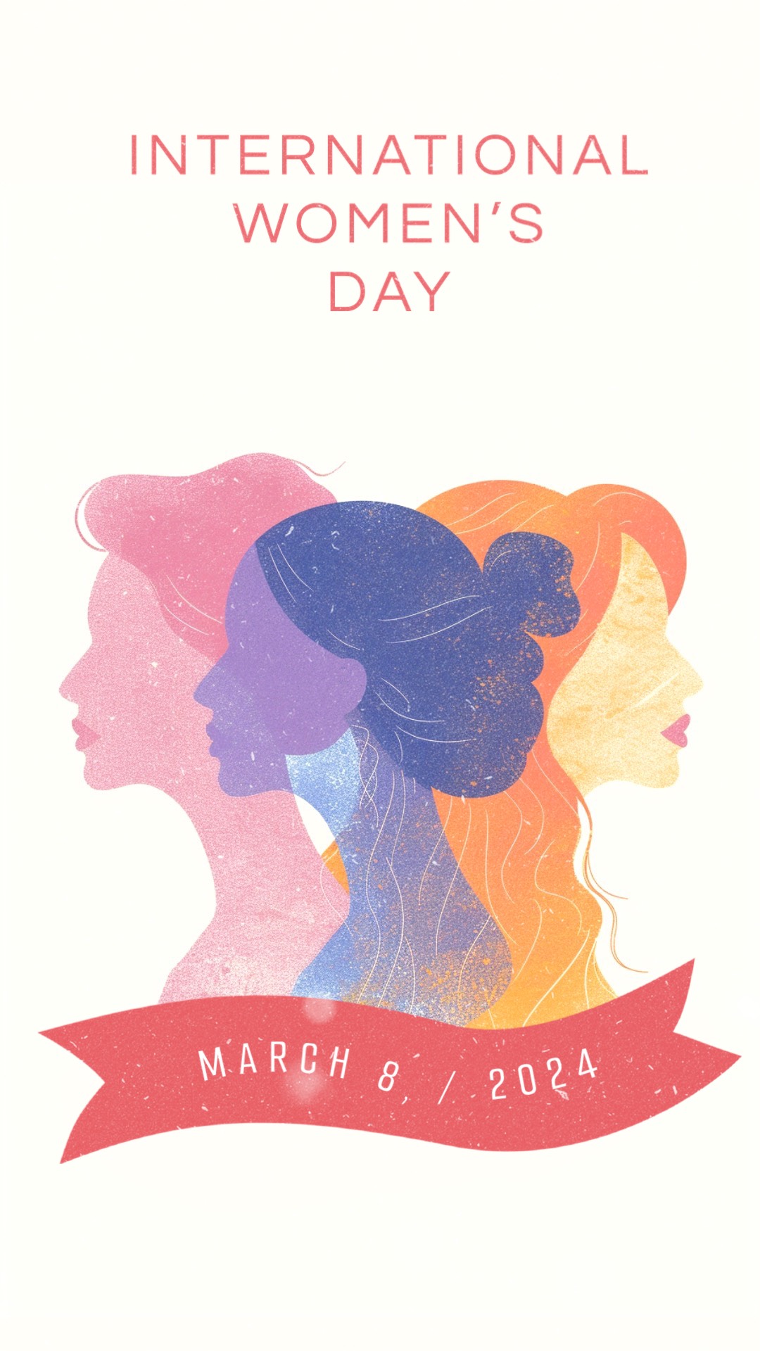 A Group Of Women illustration  Women’s Day Template