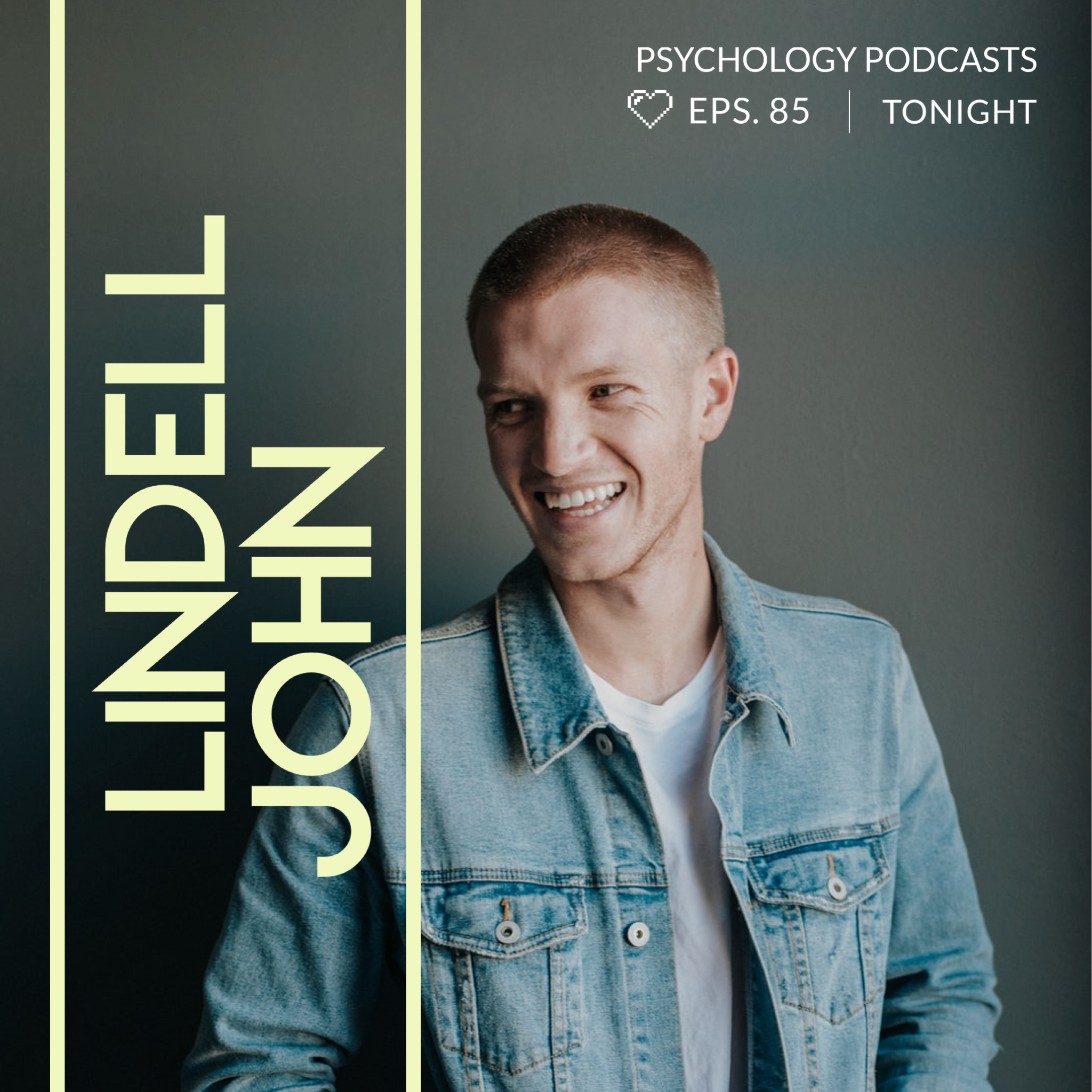 A Man In A Denim Jacket Smiling For The Camera Podcast Template