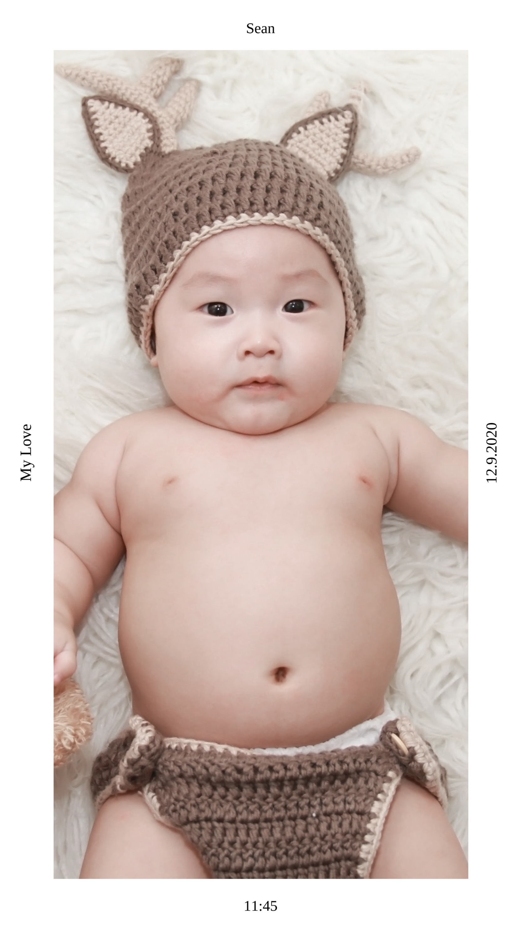 Asian family newborn baby Instagram story template