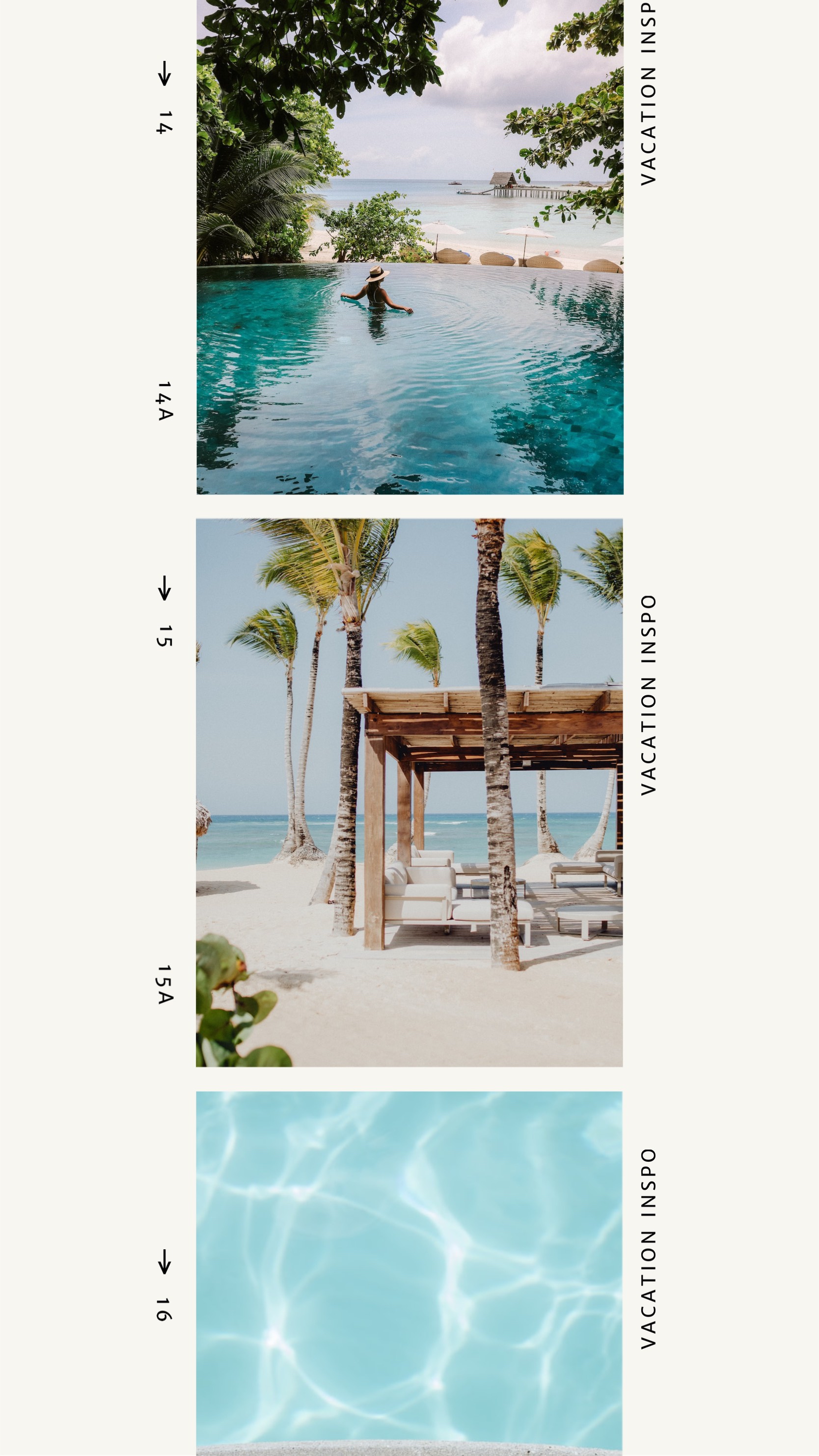 summer vacation instagram story template