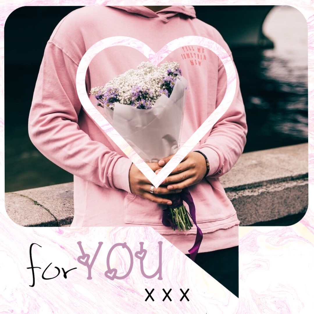 A Person In A Pink Hoodie Holding A Bouquet Of Flowers Hello Spring Template