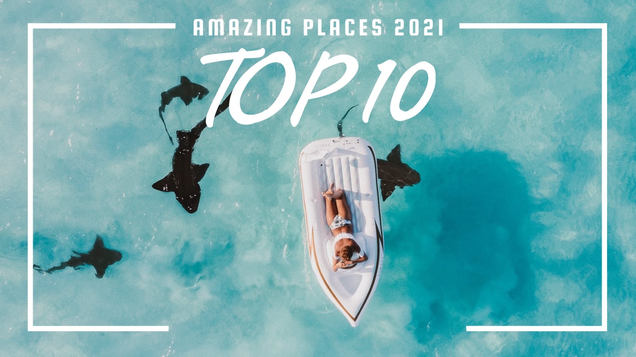 Trip guide top amazing places live stream thumbnail templates