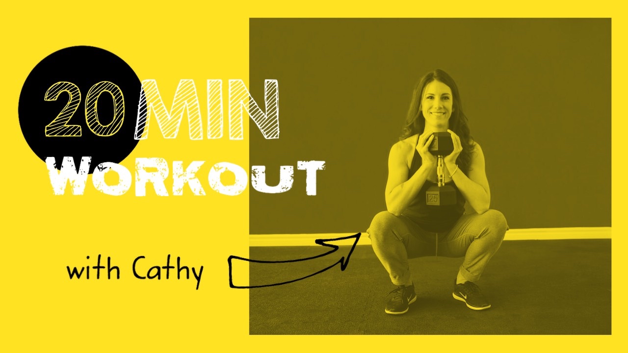 20 Min Workout Youtube Live Stream Thumbnail Templates