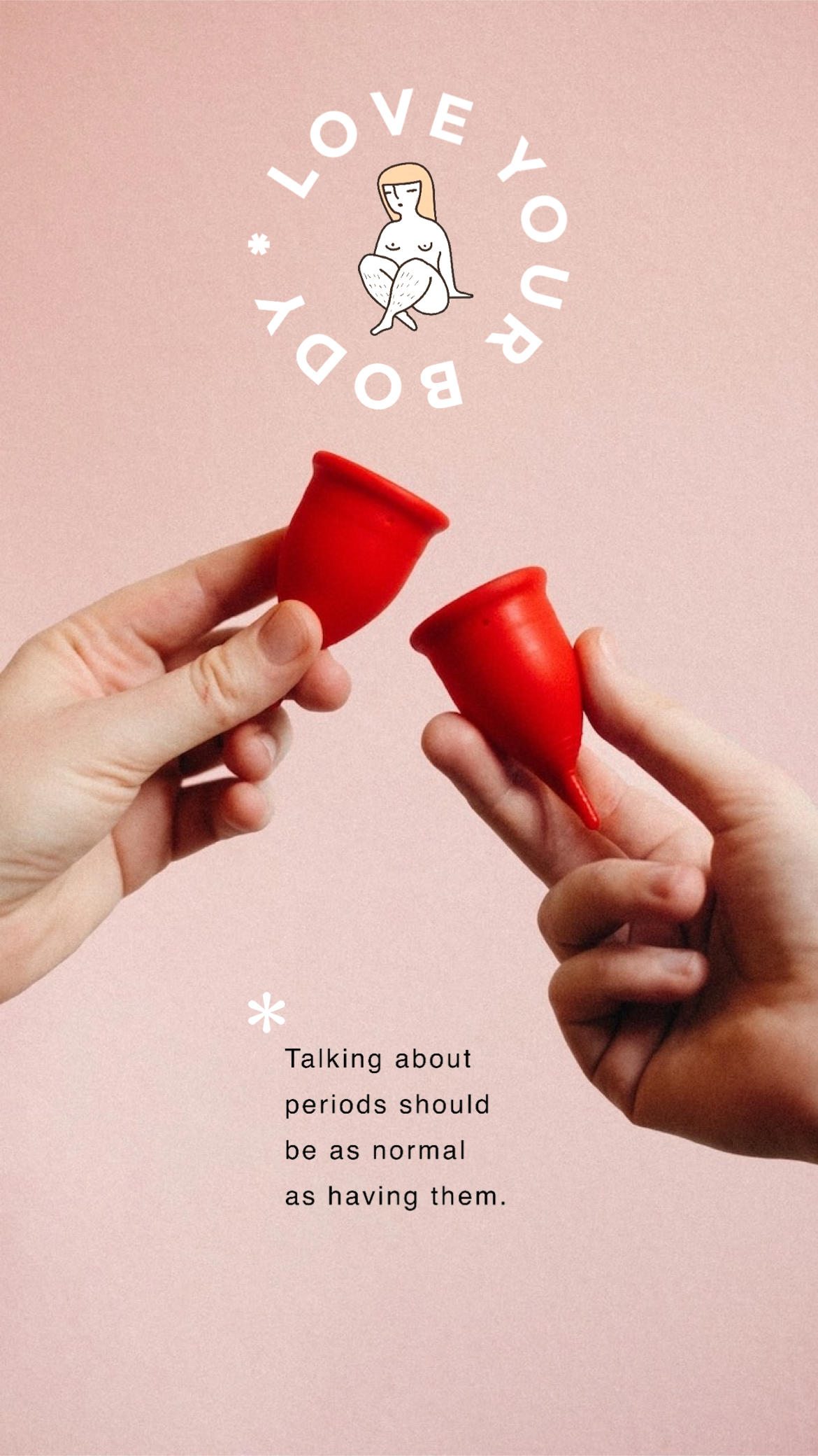 A Couple Of People Holding Red Cups In Their Hands Women S Day Template