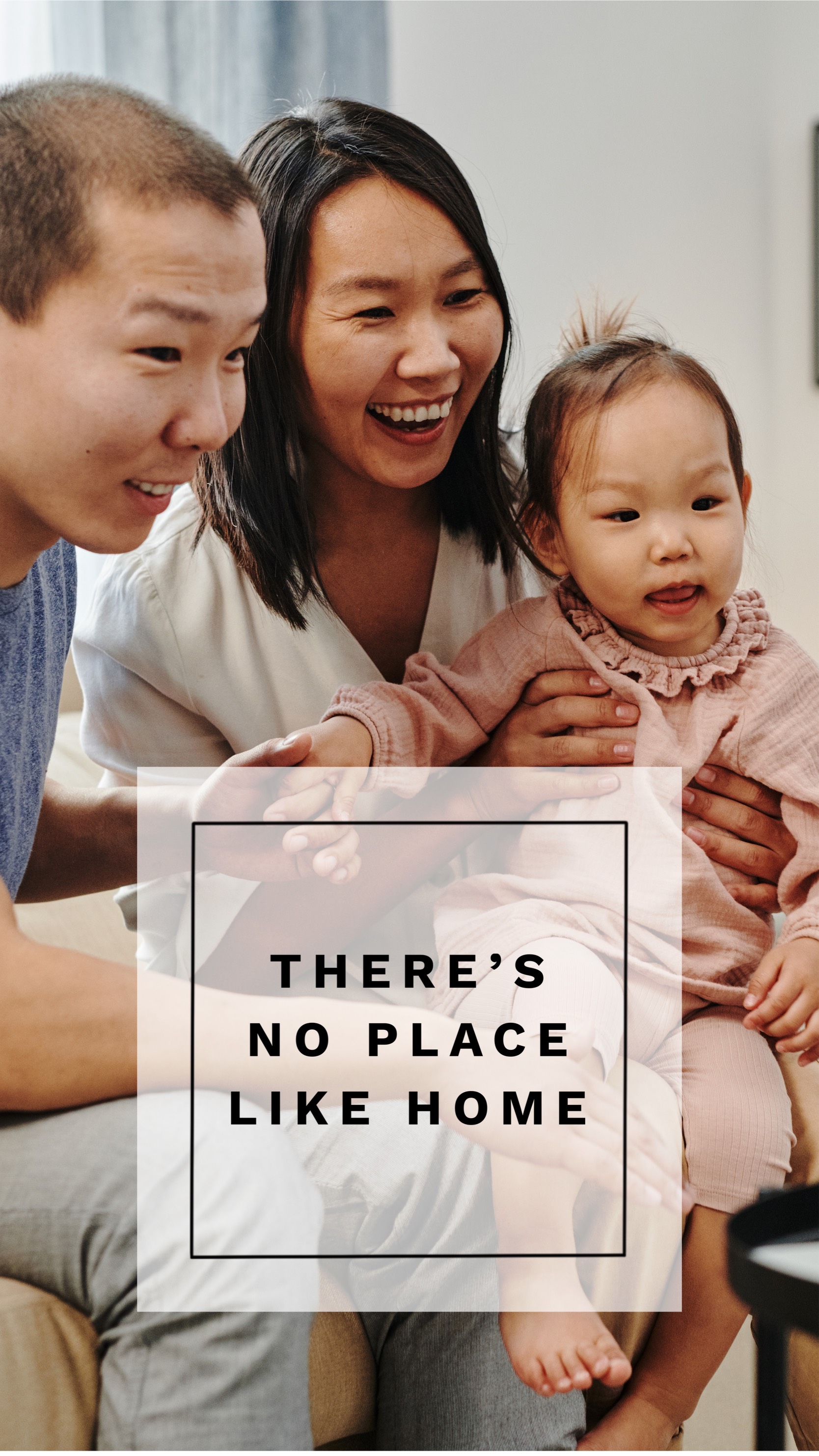 Asian family home indoor Instagram story template 