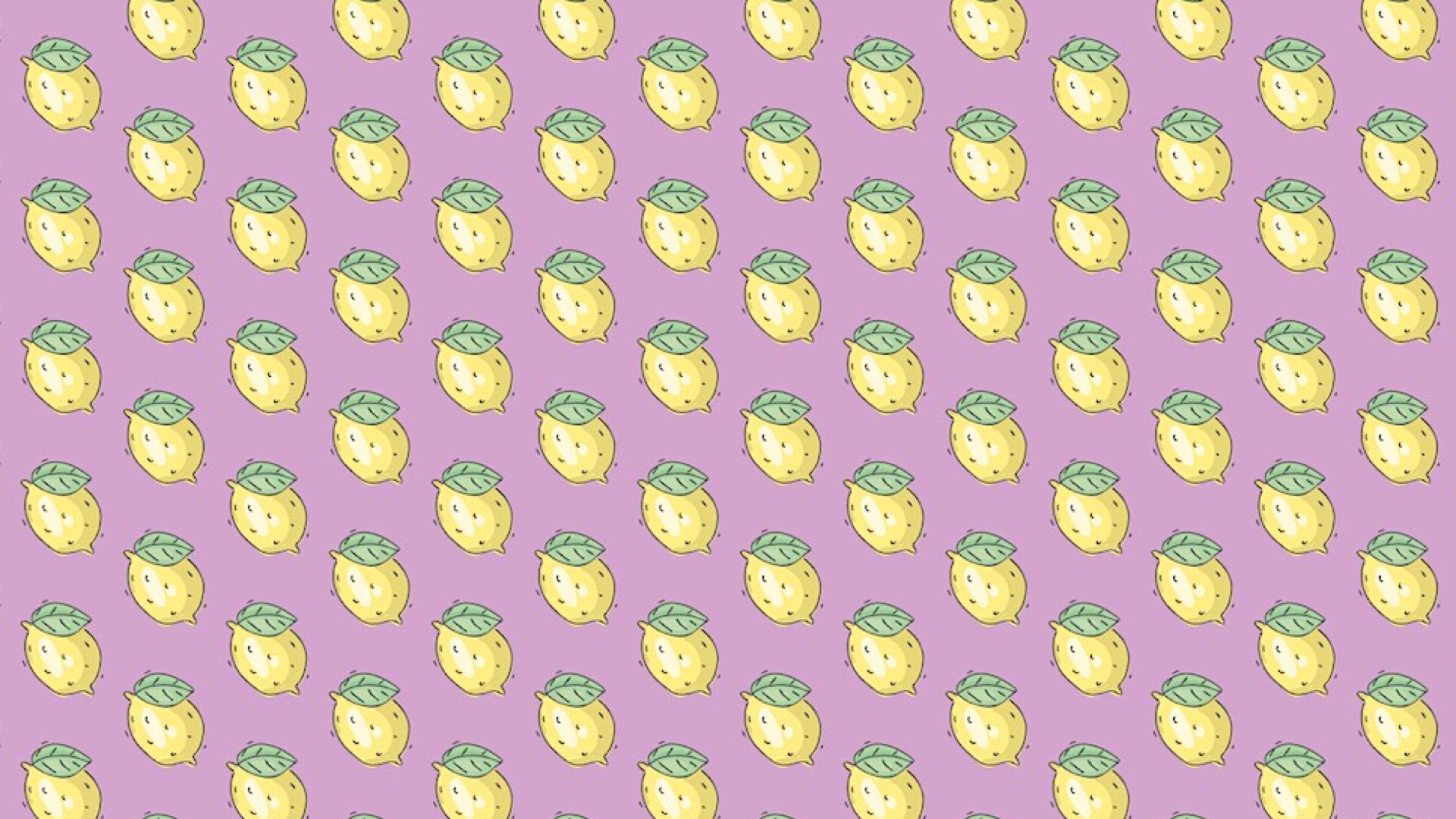 A Pattern Of Lemons On A Purple Background Zoom Backgrounds Template
