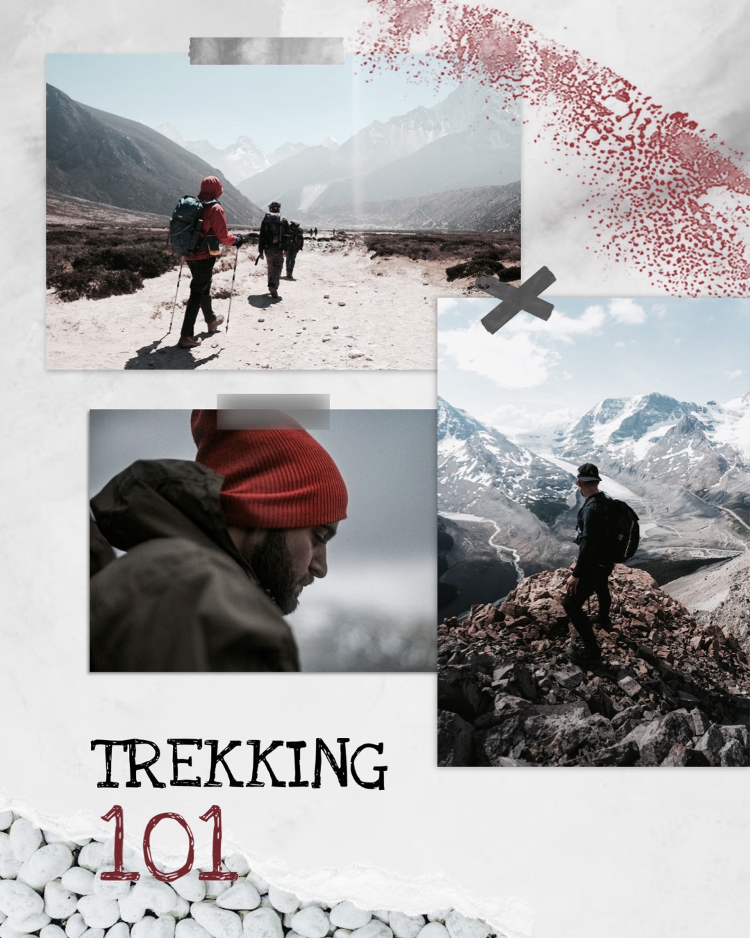 A Collage Of Photos Of People Hiking In The Mountains Wanderlust Template