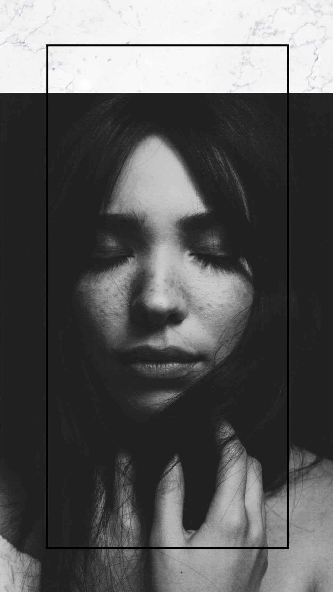 A Black And White Photo Of A Woman'S Face By Bedwyr Williams Classy Template