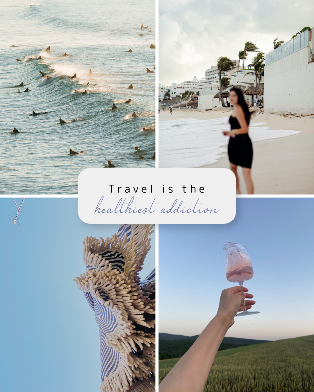  Travel Quote Collage Instagram Post