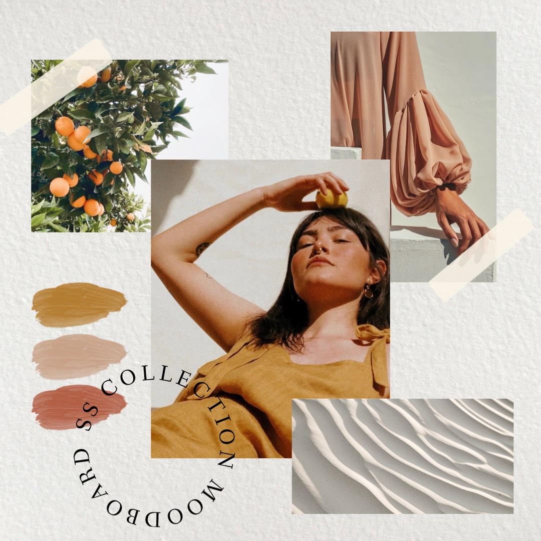 fashion moodboard inspiration Instagram post template