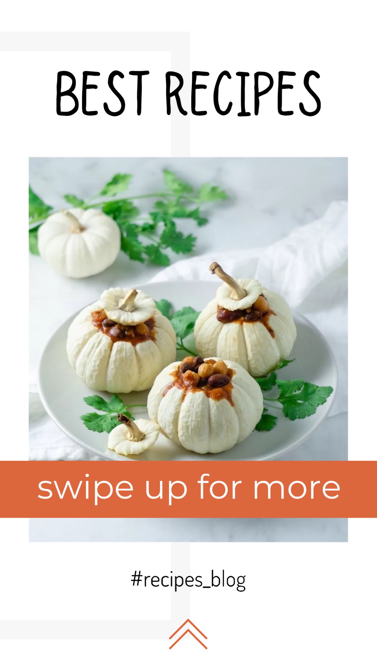 Pumpkin best recipes instagram story template