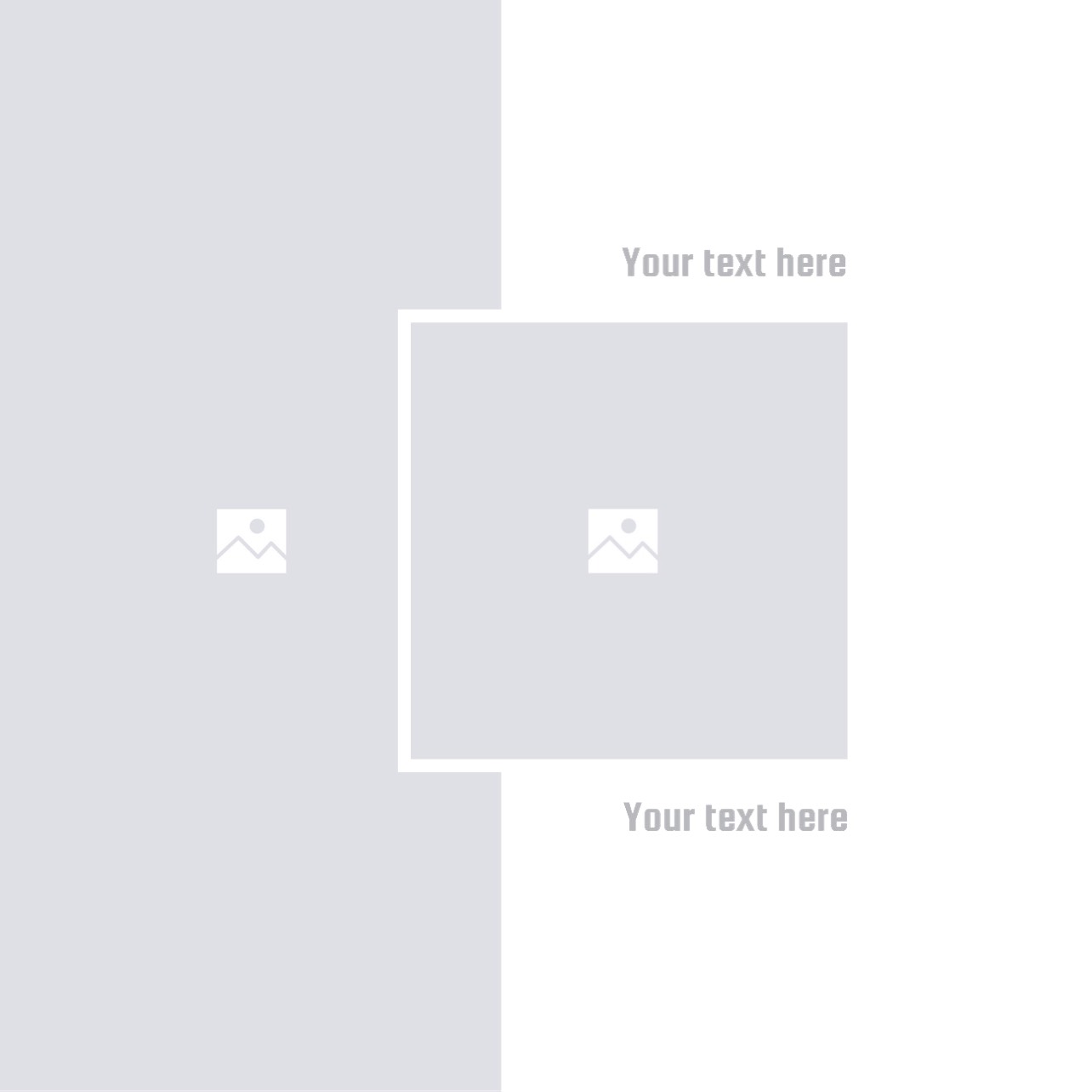 An Image Of A White Square With Text Layouts Template