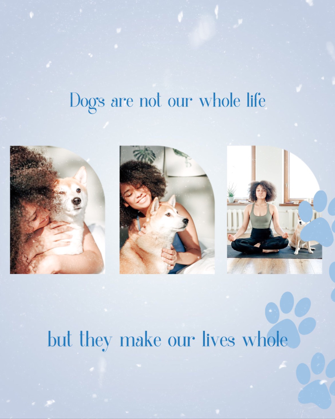 A Woman Sitting On A Couch Holding A Dog Pets Template