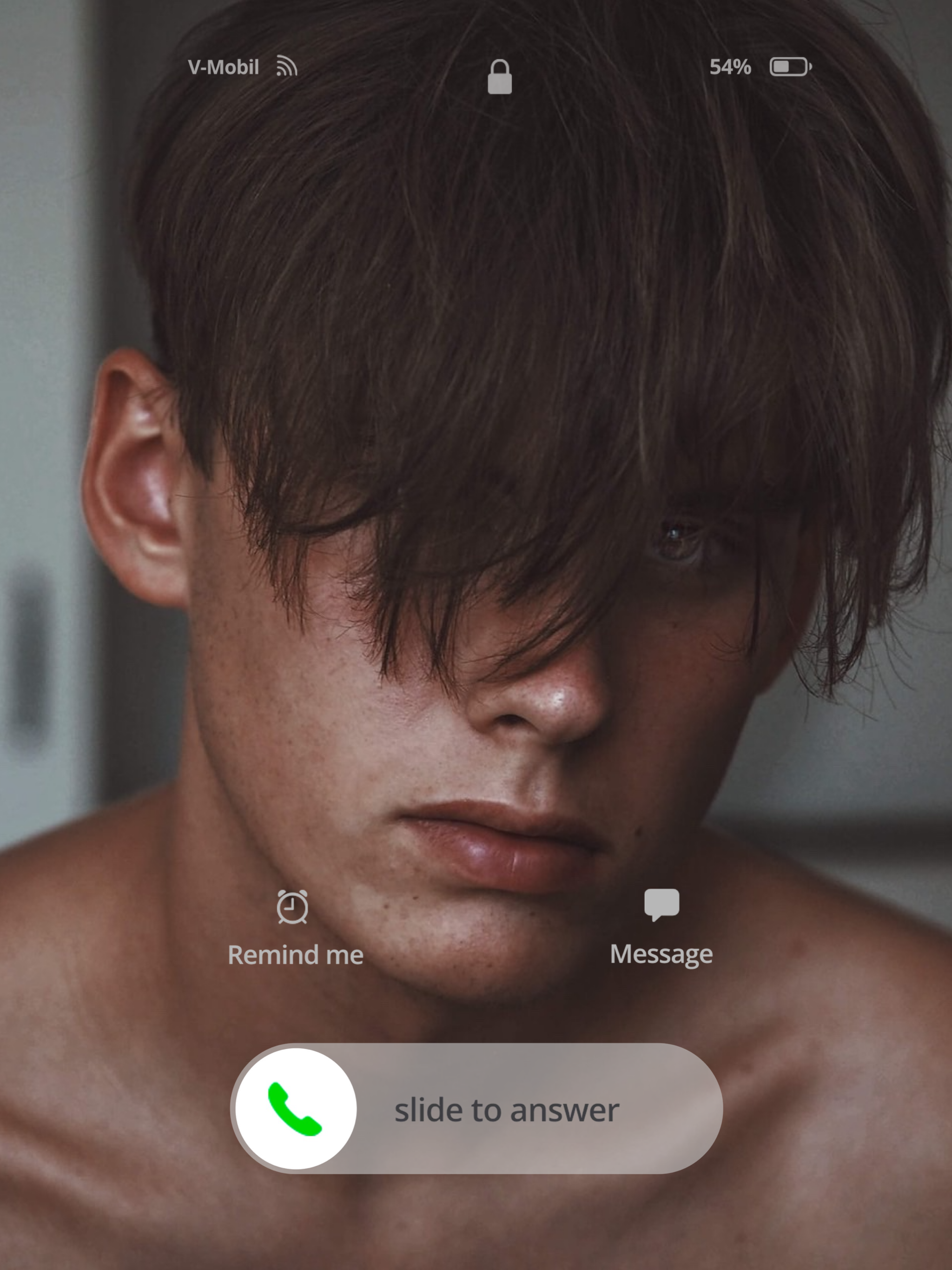 A Close Up Of A Person With No Shirt On Notifications Template