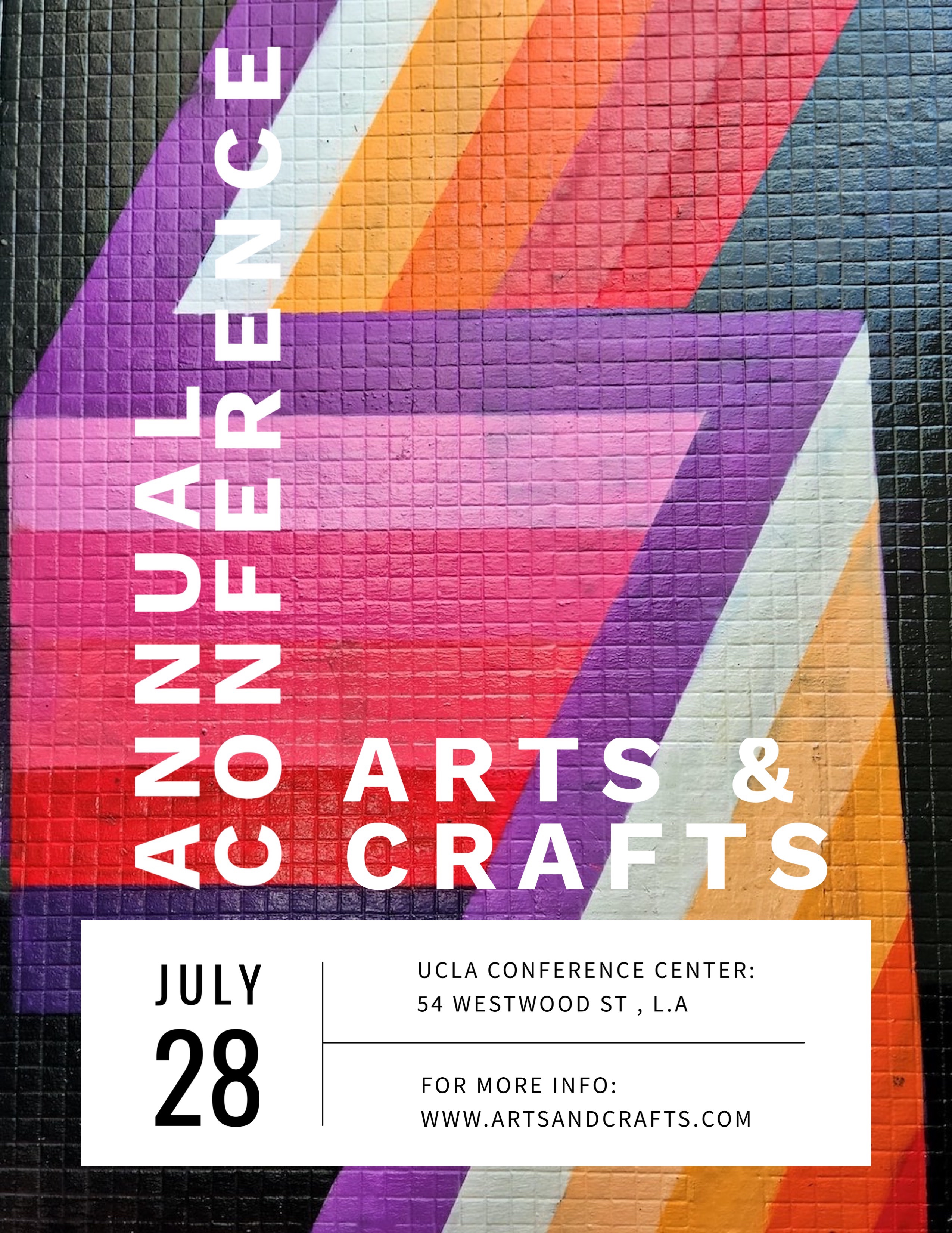 Art Design Conference Event Flyer Template 