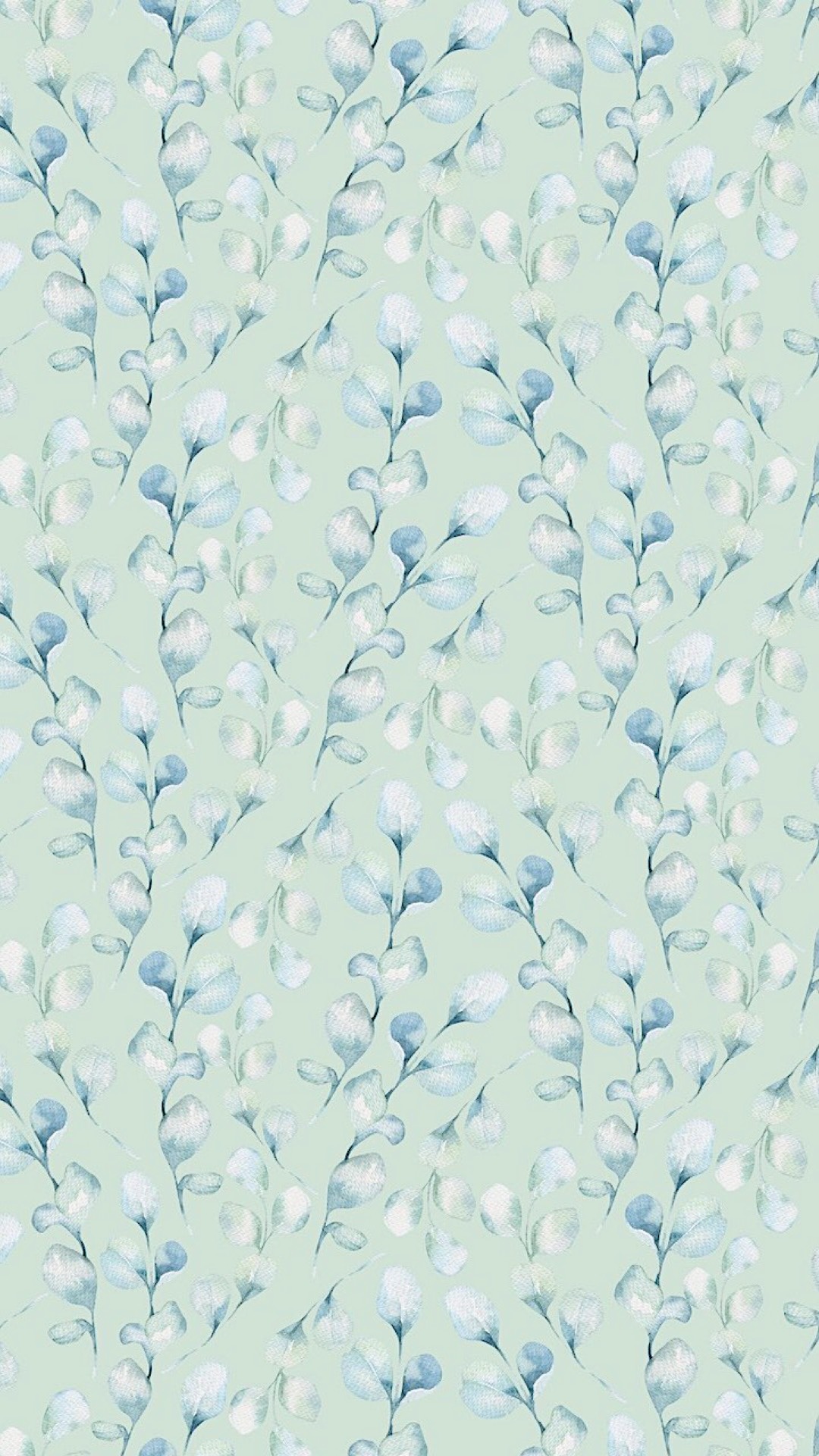 A Blue And White Flower Pattern On A Light Green Background Zoom Backgrounds Template
