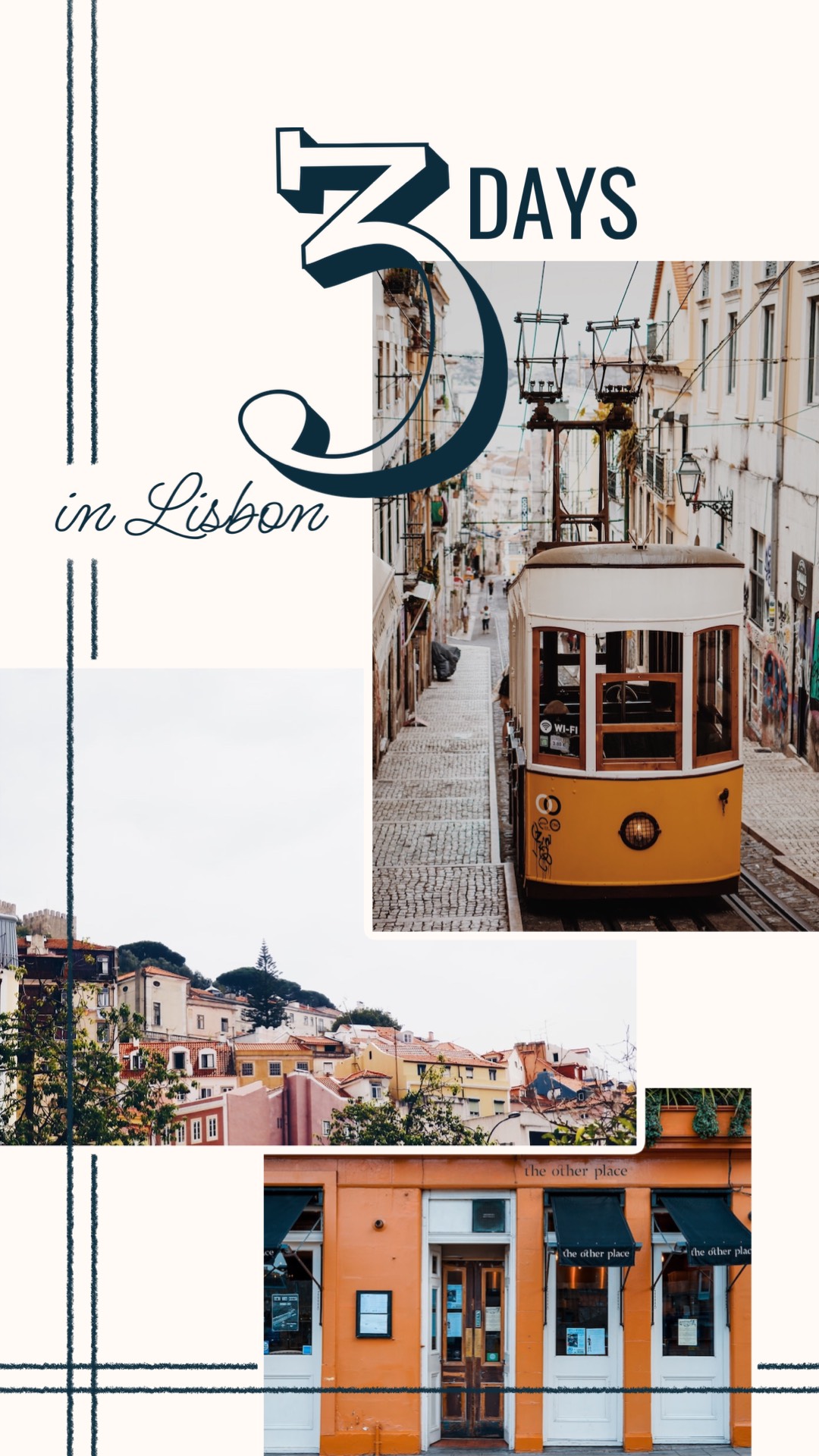 Urban Vacation In Lisbon Instagram Story Template 