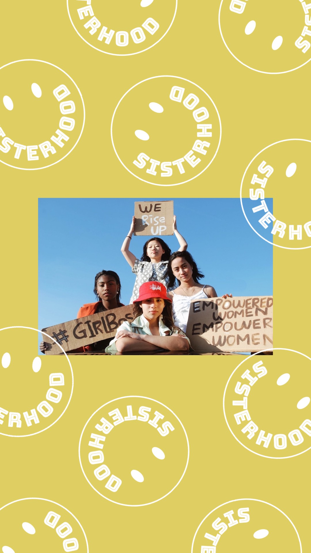 A Group Of People Standing Next To Each Other Women S Day Template