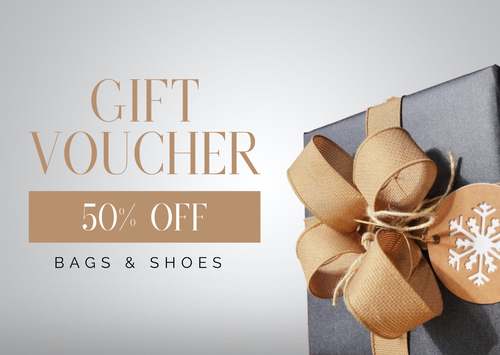 gift card voucher fashion store template 