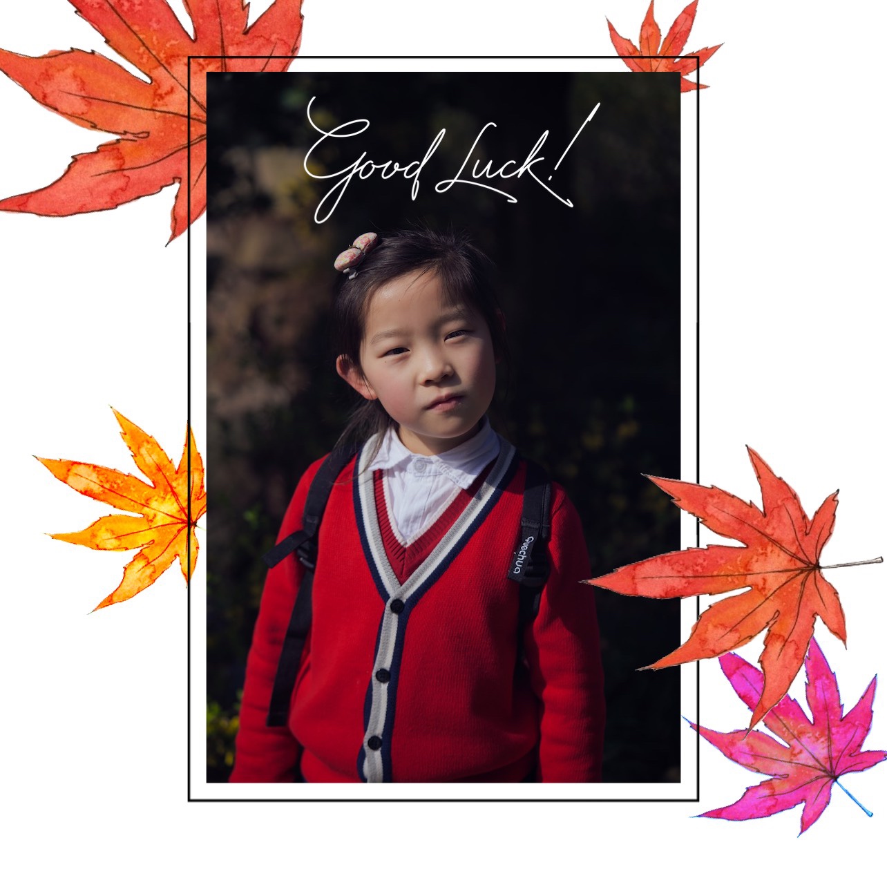 A Young Boy Wearing A Bow Tie And A Cardigan Back To School Template