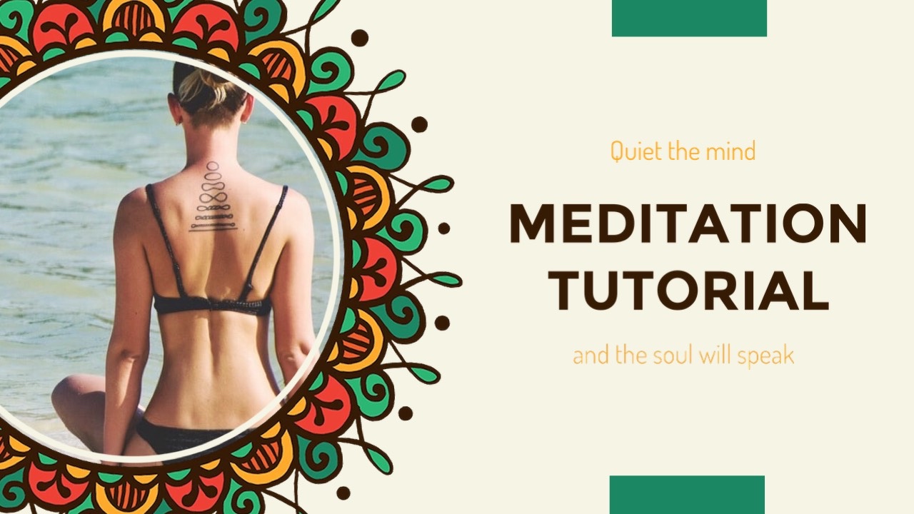 Meditation Turotial Mandala Graphics Thumbnail Templates