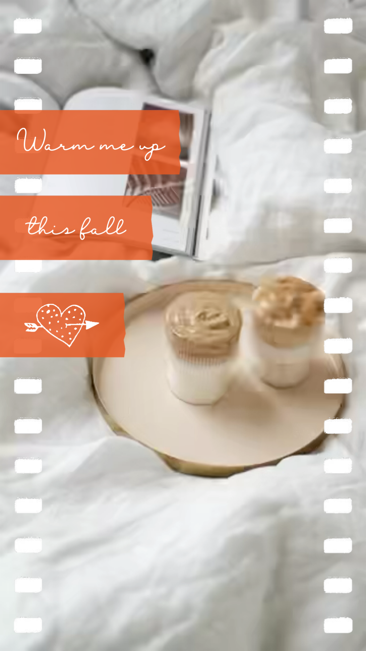 Coffee In Bed Instagram Story Template Fall