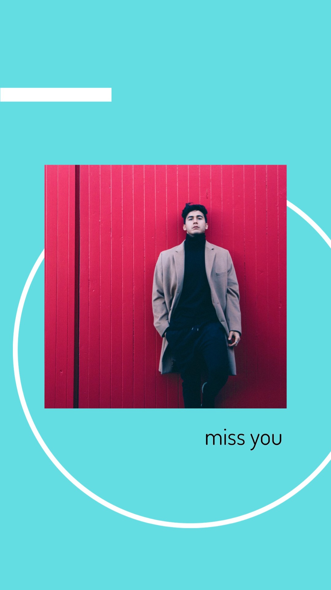I Miss You Abstract Instagram Story Template