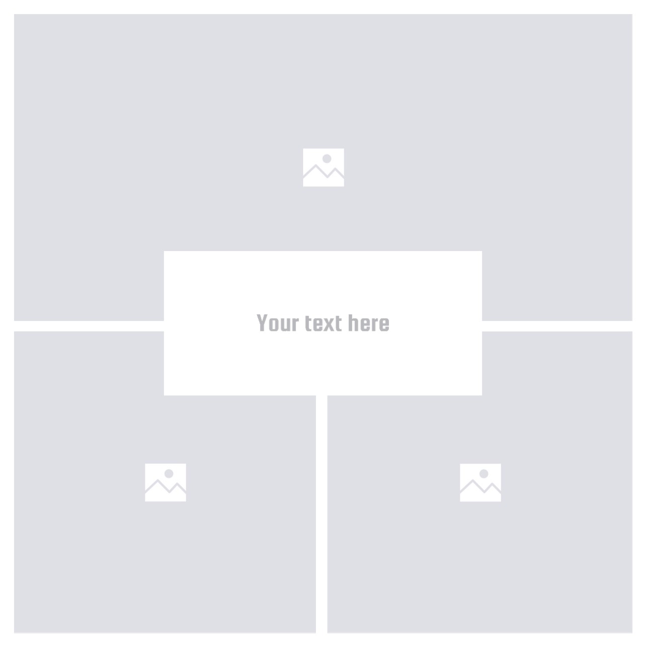 A White Box With A Message Inside It Layouts Template