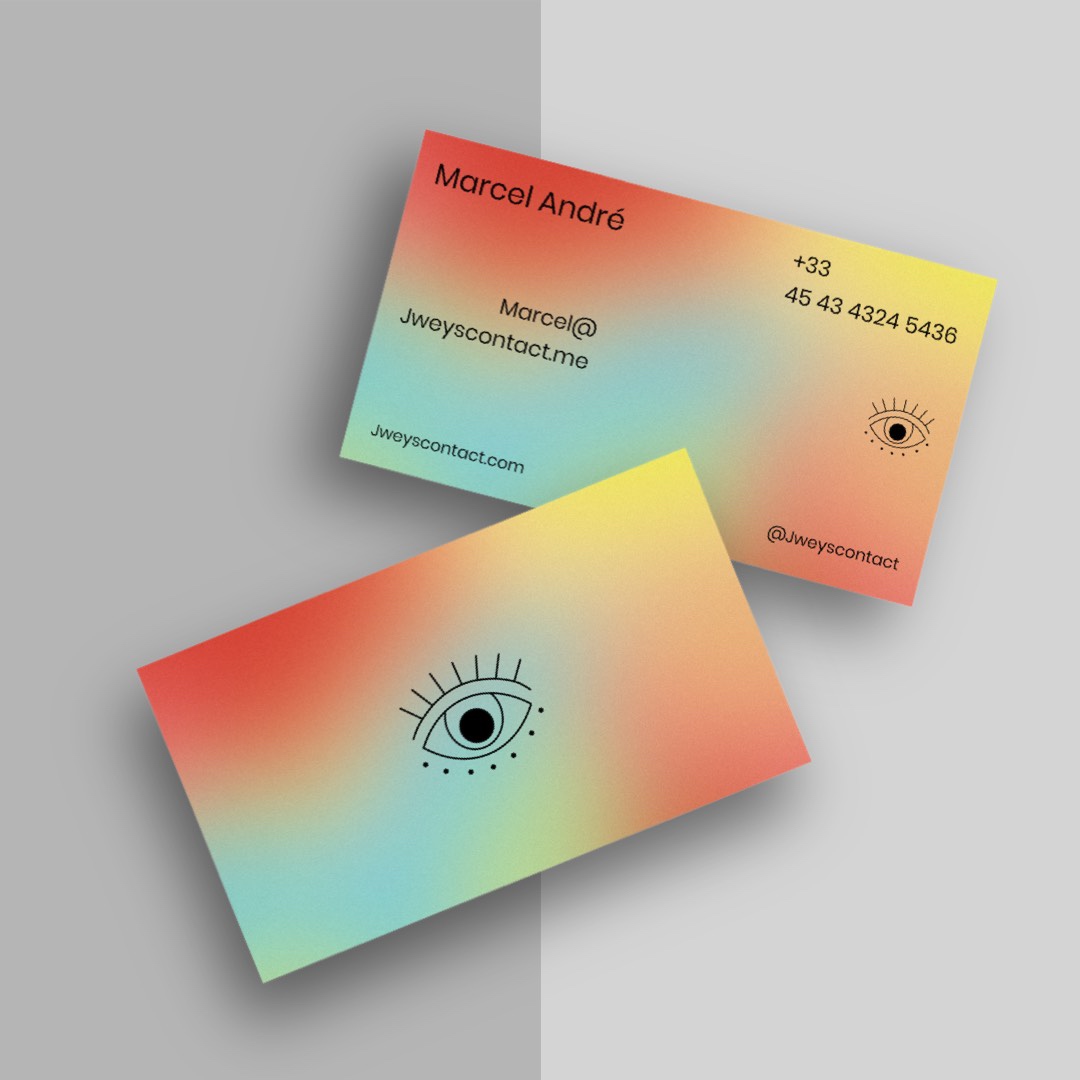 Business Card Design Mockup Instagram Post