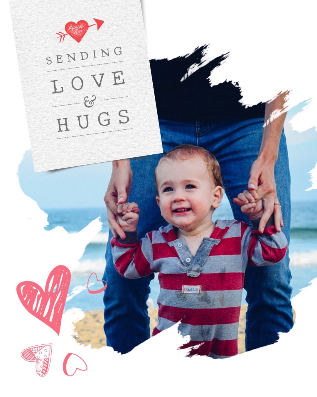 Mother And Baby Printable Mother'S Day Cards Template