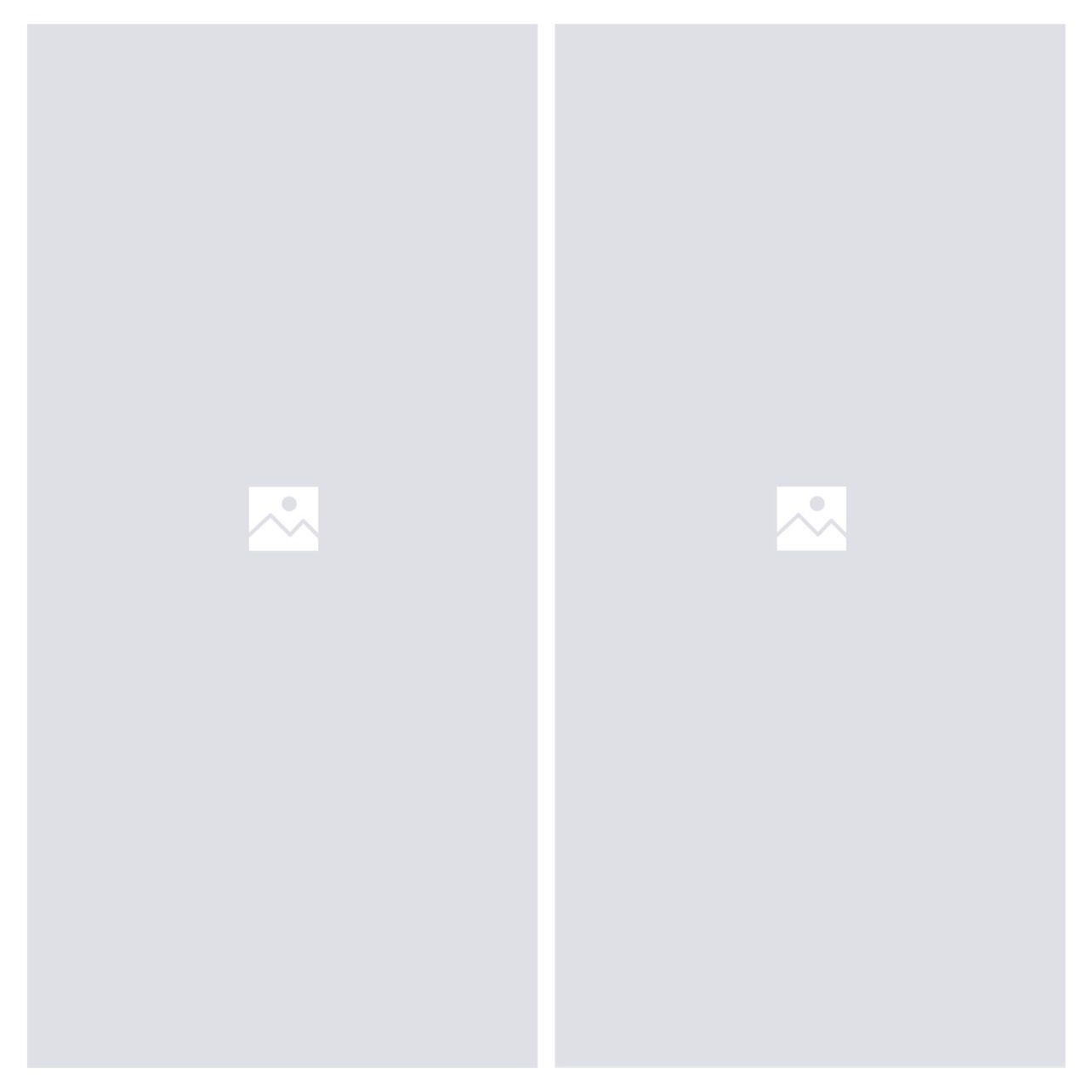 Two Open Doors With A White Envelope In The Middle Layouts Template