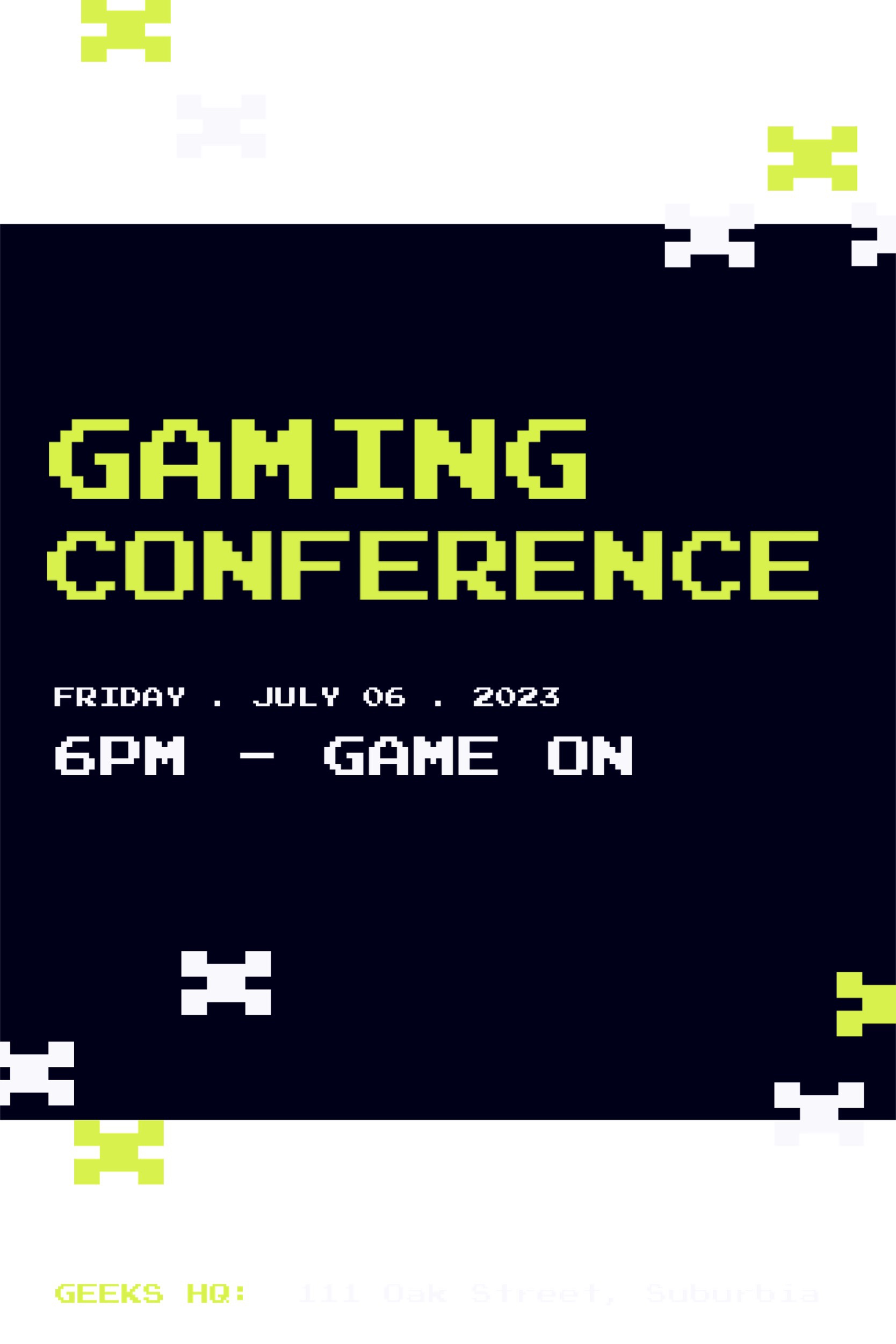 gaming conference invitation template