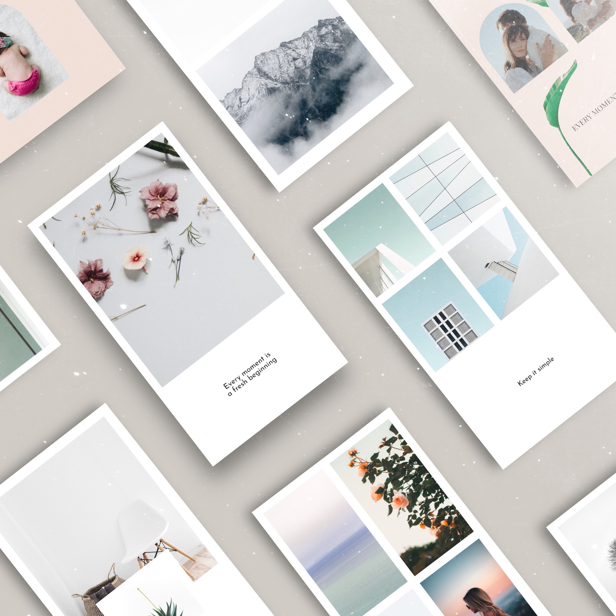 Social Media Template Digital Product Images Mockup Instagram Post 