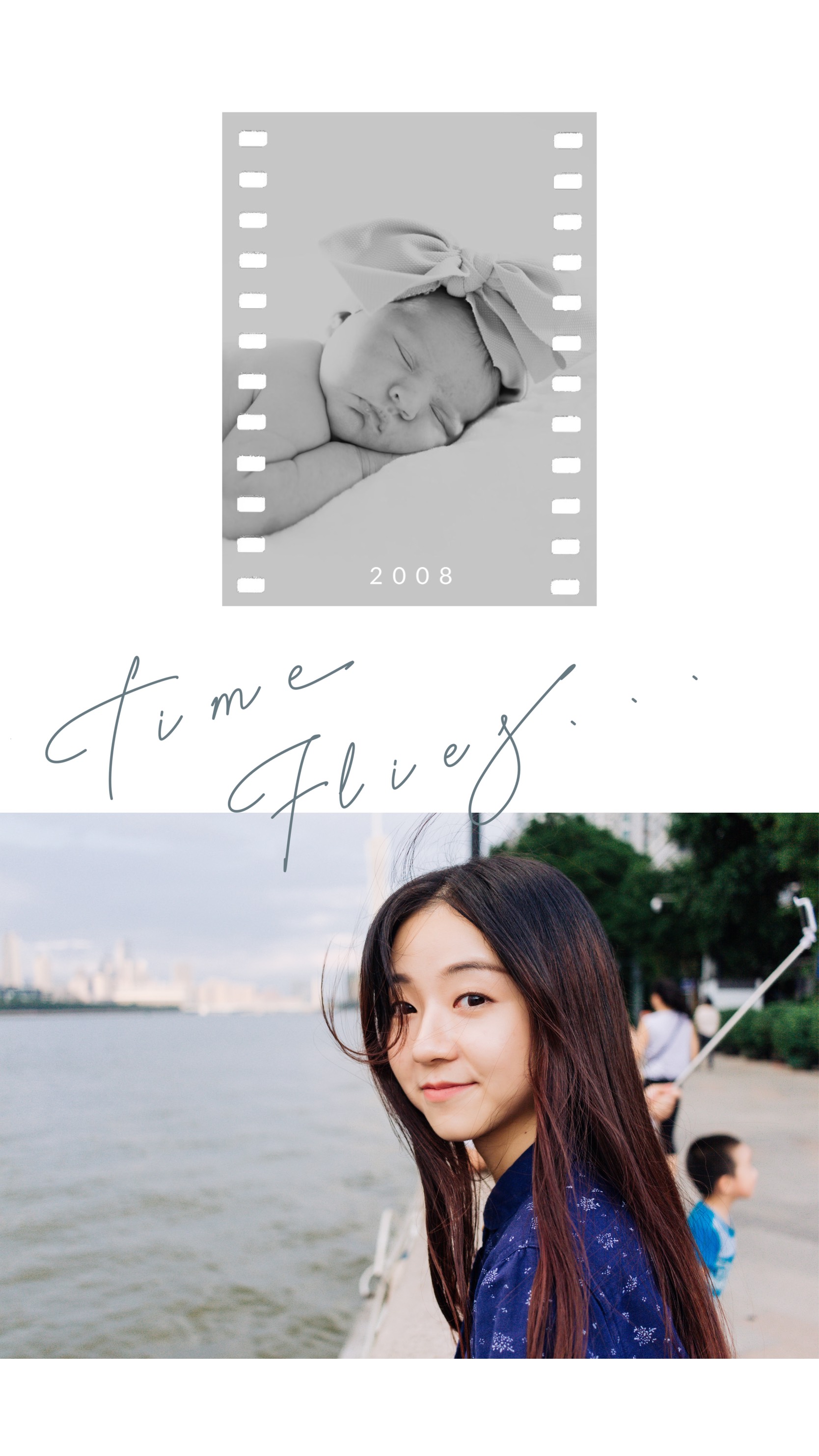 Asian family bright Instagram story template