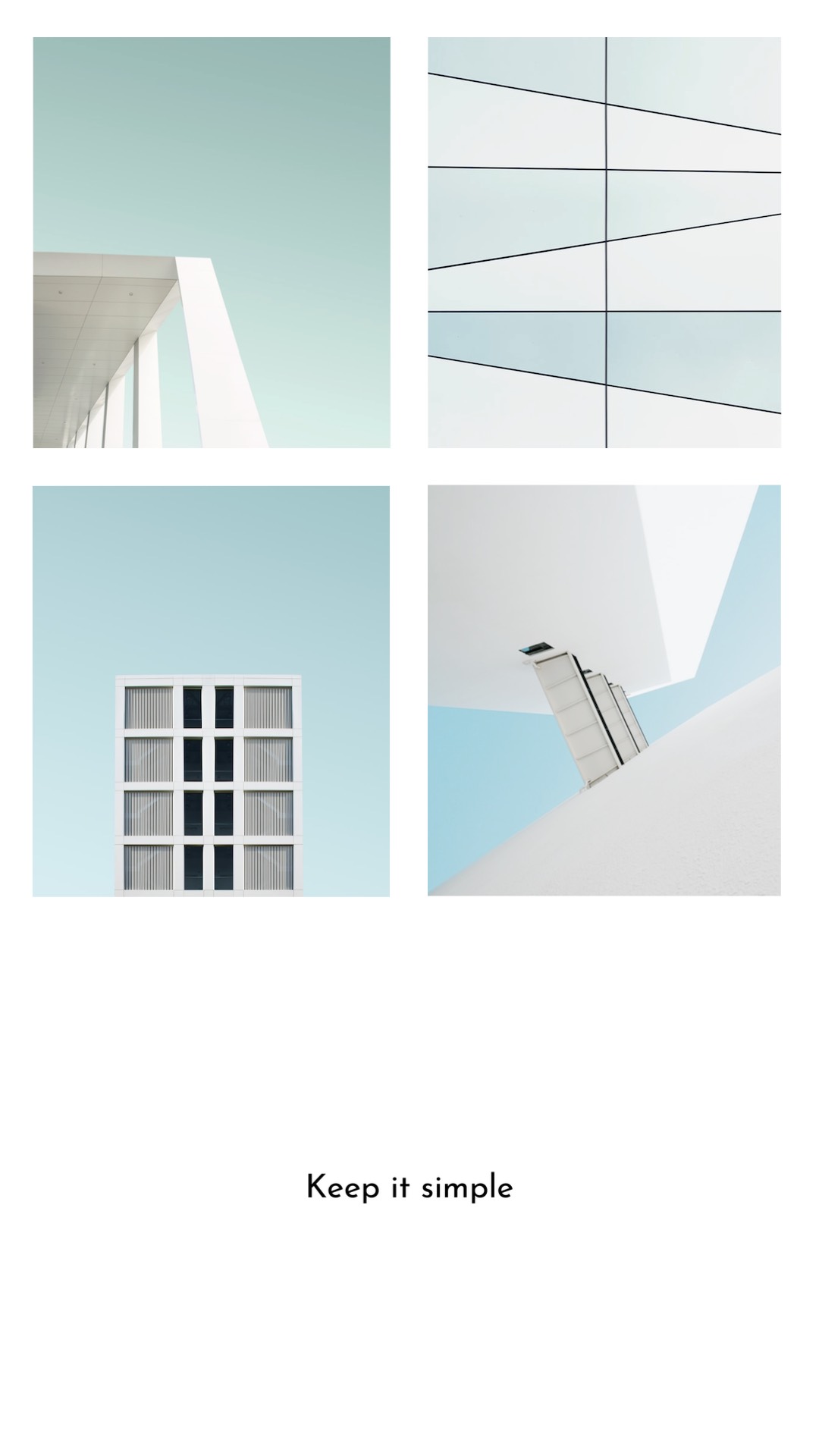 A Series Of Four Photographs With A Sky Background Simple Story Template