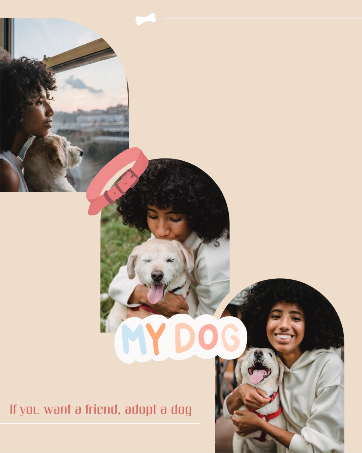 A Woman Holding A Dog And A Girl Holding A Dog Pets Template