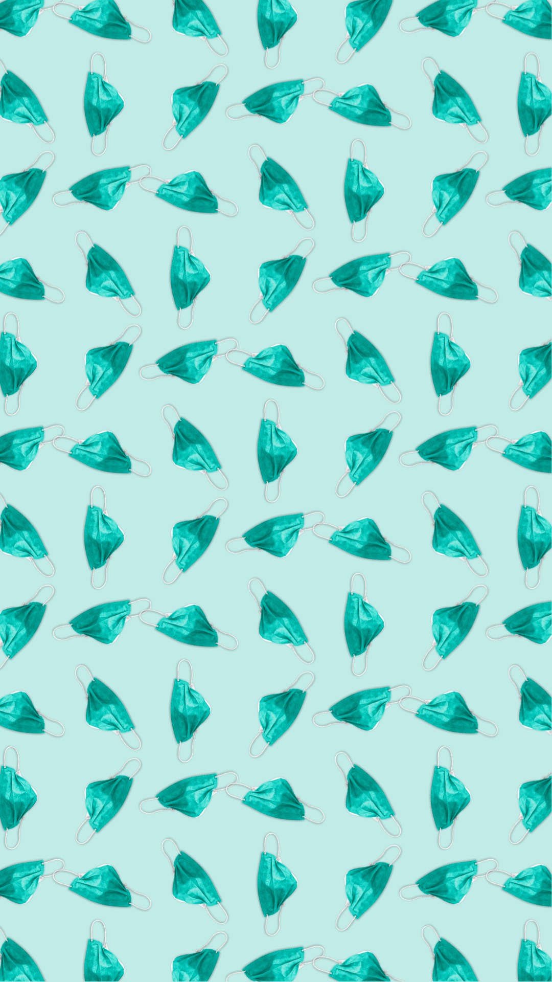A Blue Background With A Bunch Of Green Kites Zoom Backgrounds Template