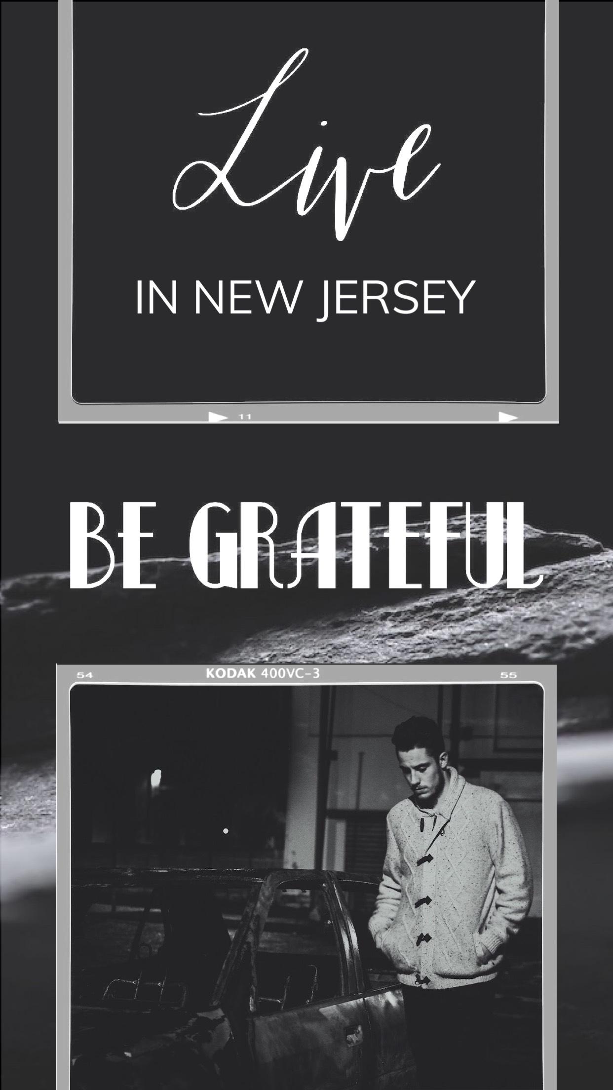Live In New Jersy Be Grateful Film Noir Template