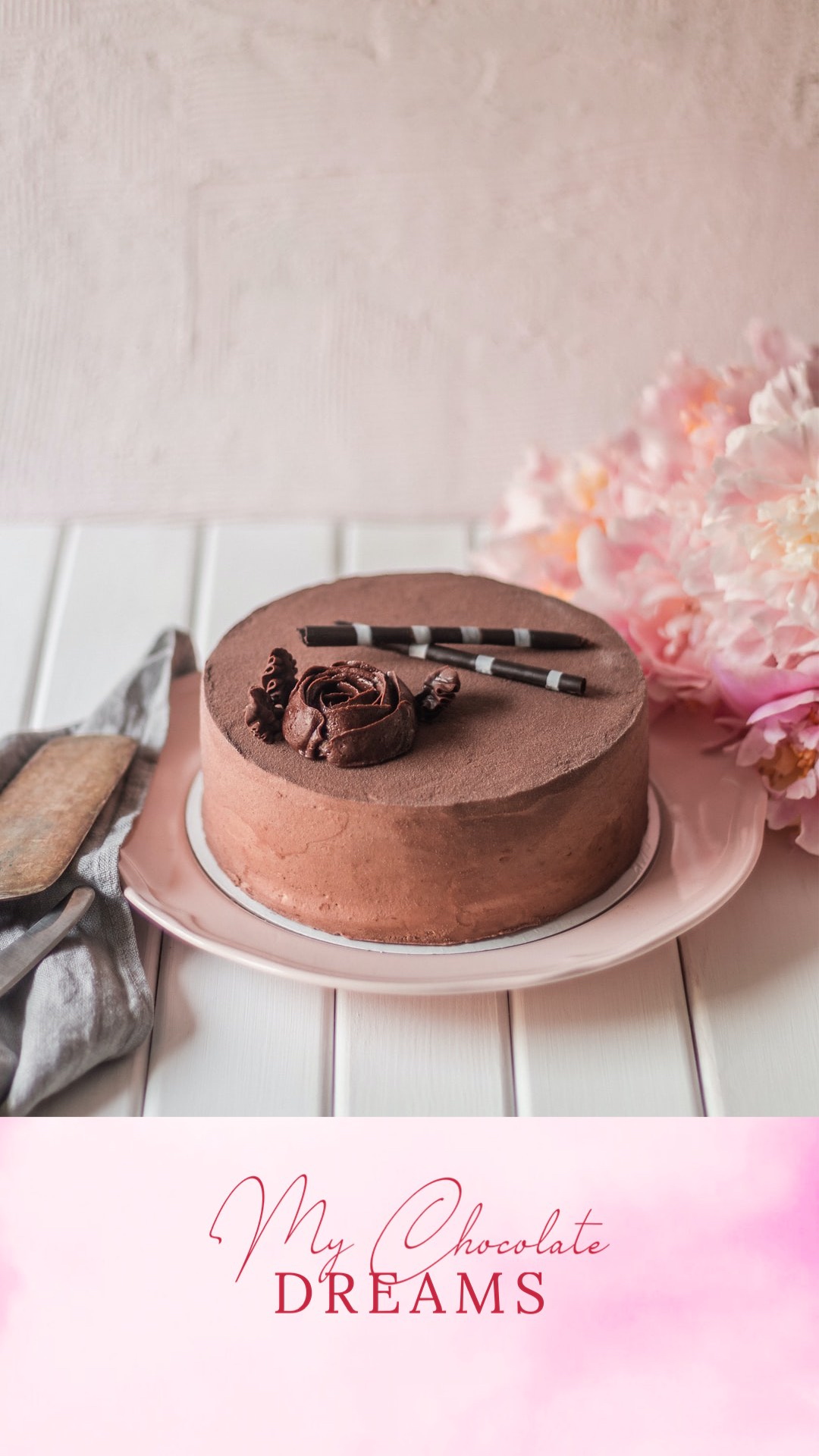 Dreamy Chocolat Cake Instagram Story Template