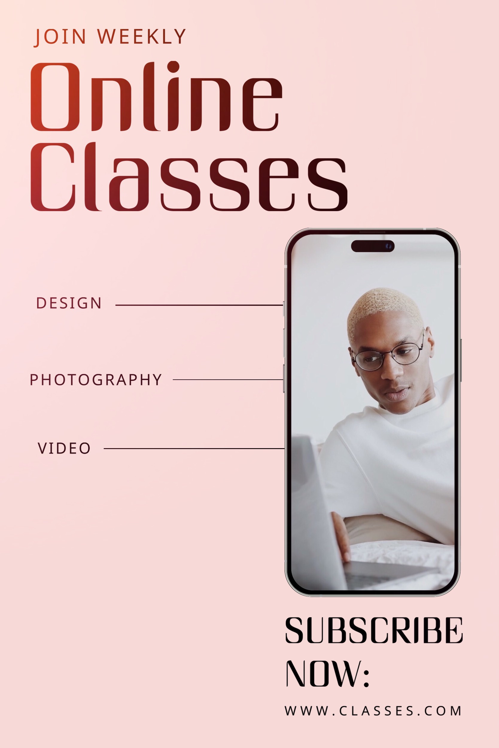 online classes invitation template