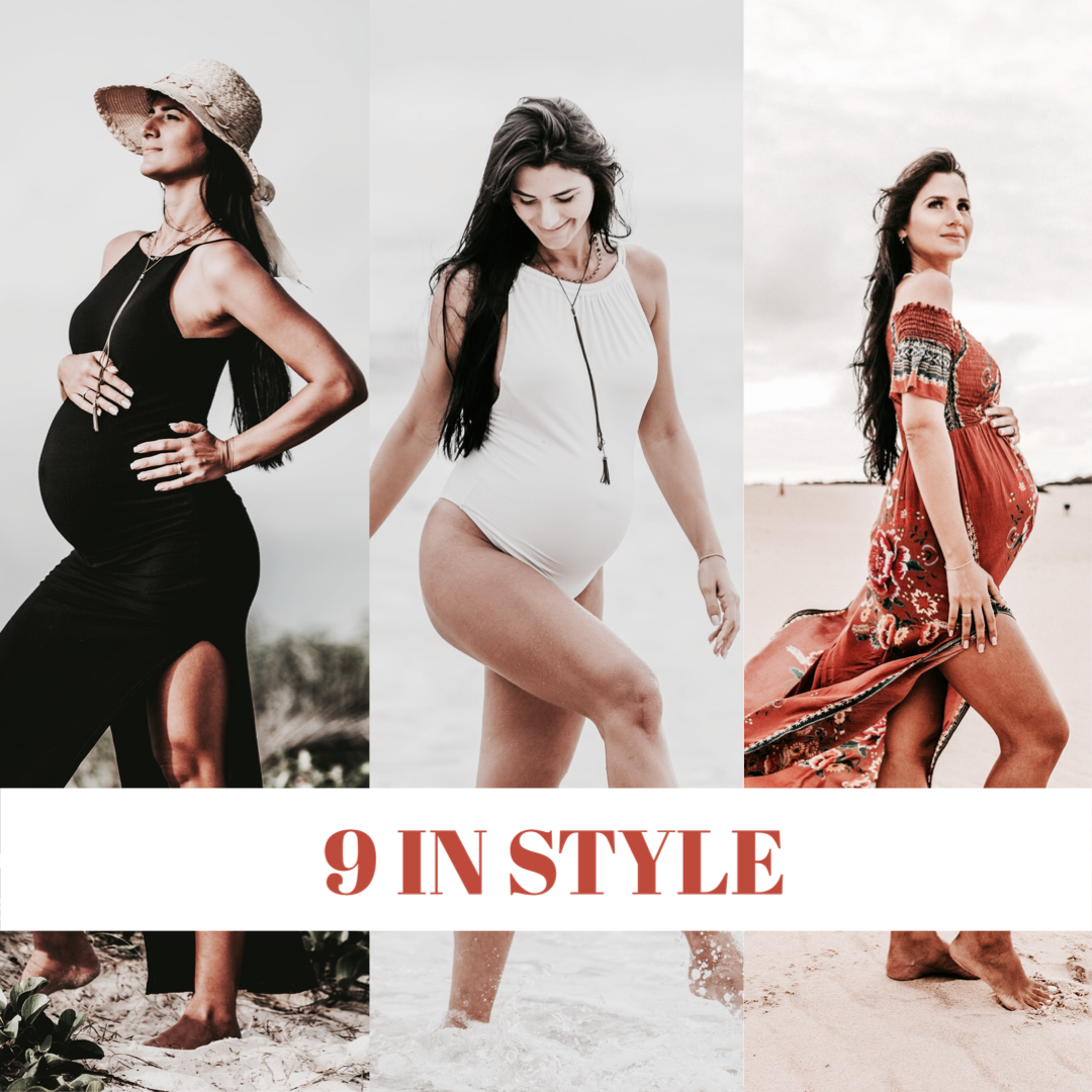 A Series Of Photos Of A Woman In A Swimsuit Grids Template